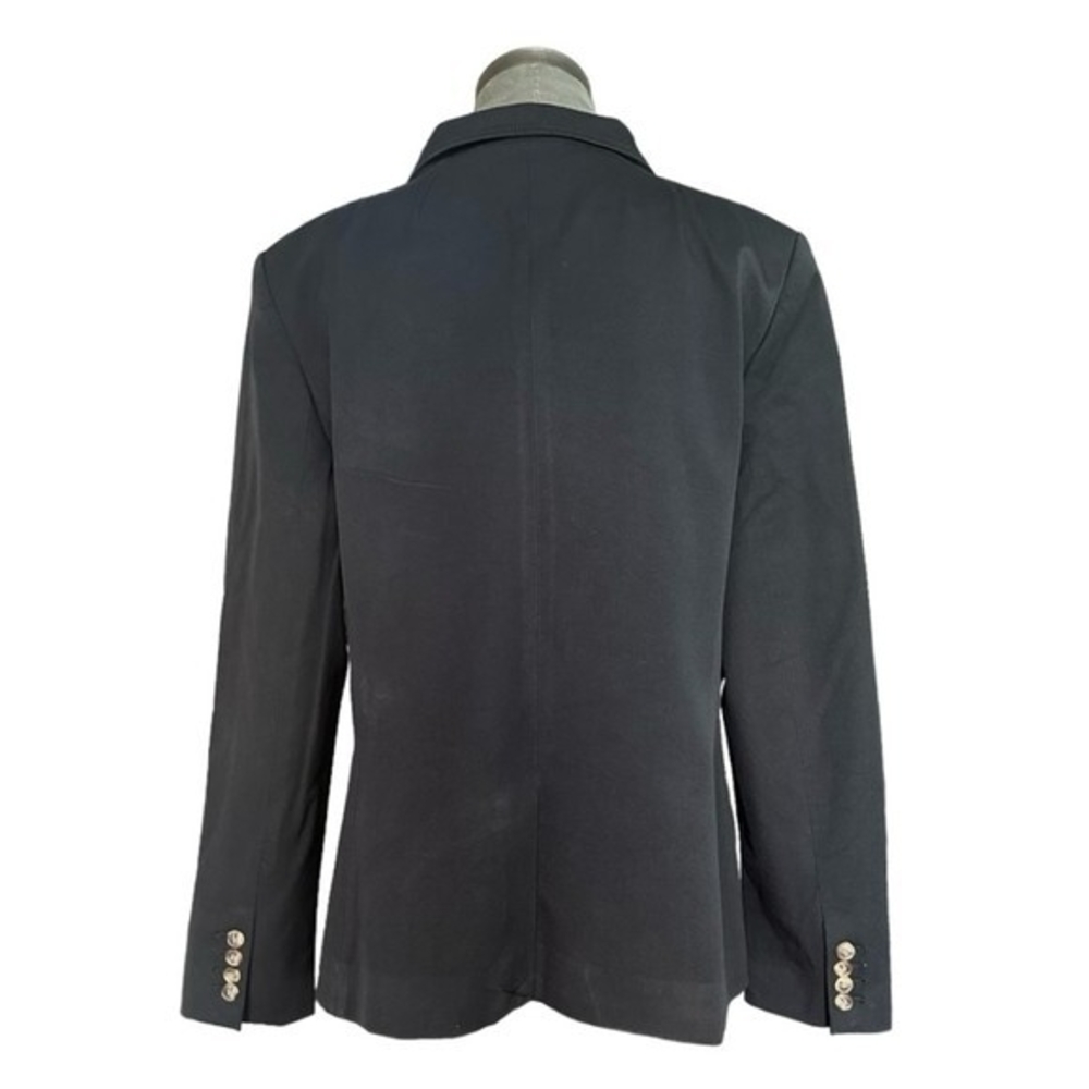 Tommy Hilfiger Women’s Black Tailored Career Blazer Single Breasted Size 16 NWOT - Picture 7 of 10